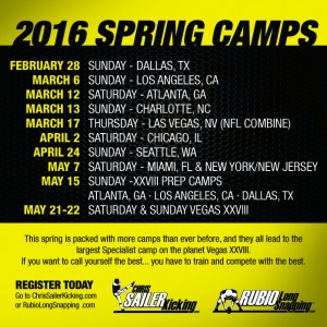 2016 Spring Camp Poster